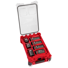 Set 7 Dados de Impacto Metrico y Pulgada Largo 1" Milwaukee Shockwave (49-66-7840)