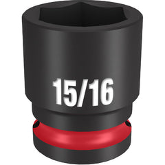 Dado de Impacto SHOCKWAVE 1/2" de 15/16", 6 Puntas Milwaukee