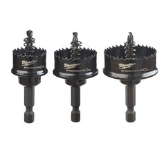 Set 3Pcs - Sierra Copas Premiun de Impacto 22, 29, 35mm Milwaukee SHOCKWAVE