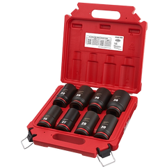 Set 8 Dados de Impacto Metrico Largo 3/4" Milwaukee Shockwave (49-66-7020)