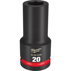 Dado de Impacto Largo SHOCKWAVE 3/4" de 20mm, 6 Puntas Milwaukee