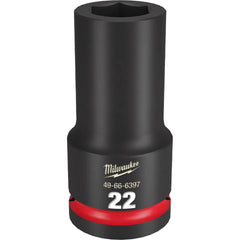 Dado de Impacto Largo SHOCKWAVE 3/4" de 22mm, 6 Puntas Milwaukee