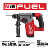 Rotomartillo SDS Plus 1-1/8" Inalambrico M18 Fuel Milwaukee (Solo Herramienta) C/ ONE KEY