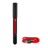 Linterna Recargable USB Inalambrica 250 Lumenes Tipo Lapiz C/Laser