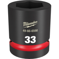 Dado de Impacto SHOCKWAVE 1" de 33mm, 6 Puntas Milwaukee