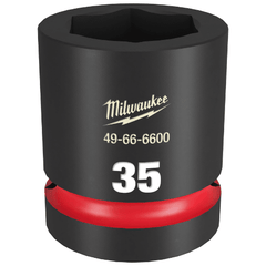 Dado de Impacto SHOCKWAVE 1" de 35mm, 6 Puntas Milwaukee