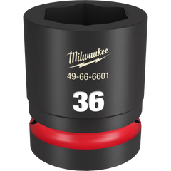 Dado de Impacto SHOCKWAVE 1" de 36mm, 6 Puntas Milwaukee