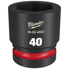 Dado de Impacto SHOCKWAVE 1" de 40mm, 6 Puntas Milwaukee
