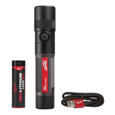 Linterna de mano 1100L IP67 Inalambrica Carga USB Milwaukee KIT