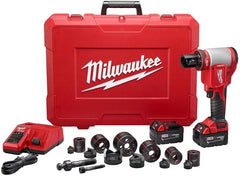 Perforado de Tableros Electricos 1/2" a 2" (Knockout) 10T Inalambrica Milwaukee M18 FORCE LOGIC KIT