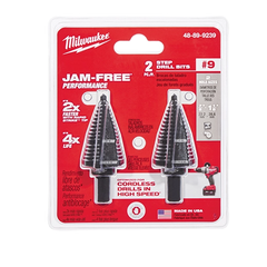 Set 2Pcs Brocas Escalonadas #9, 7/8" a 1-1/8" (48-89-9239)