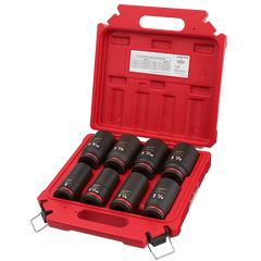 Set 8 Dados de Impacto Pulgada Largo 3/4" Milwaukee Shockwave (49-66-7018)