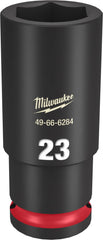 Dado de Impacto Largo SHOCKWAVE 1/2" de 23mm, 6 Puntas Milwaukee
