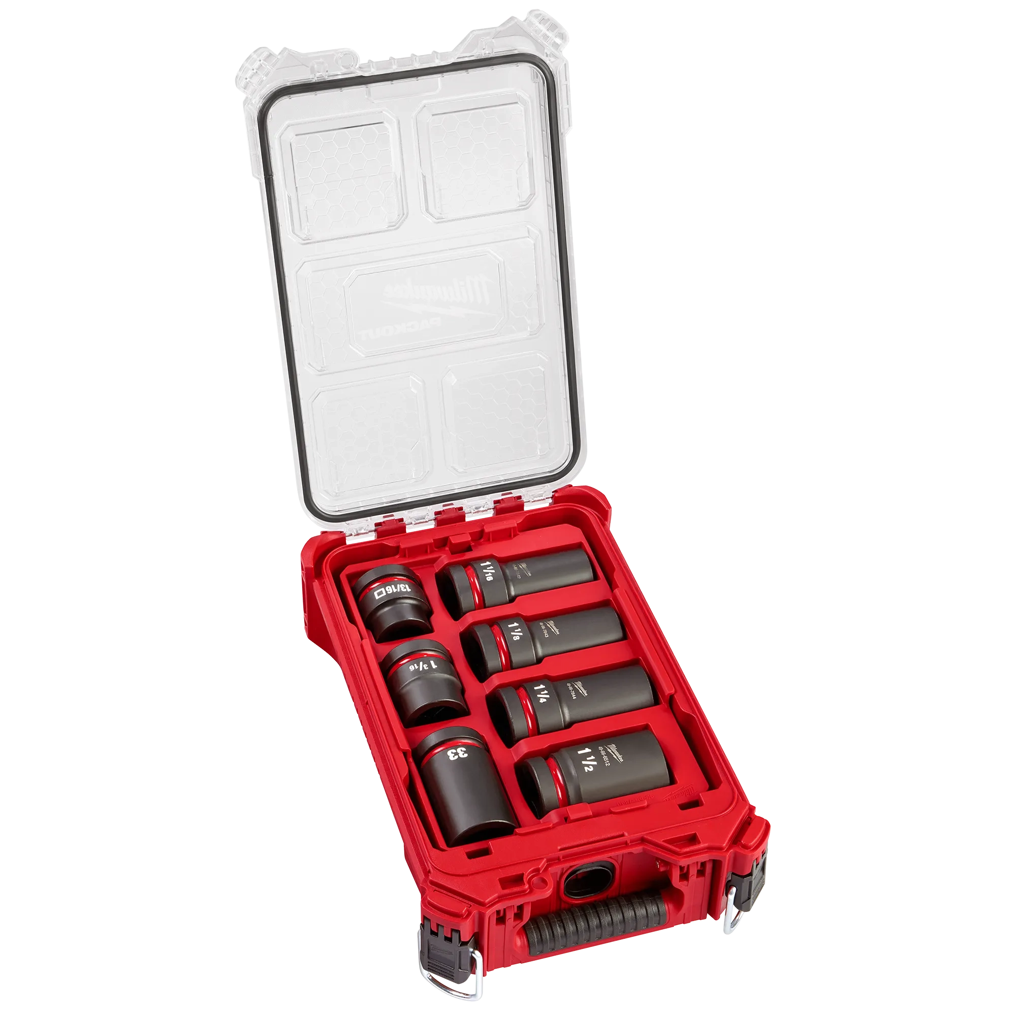 Set 7 Dados de Impacto Metrico y Pulgada Largo 1" Milwaukee Shockwave (49-66-7840)