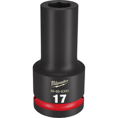 Dado de Impacto Largo SHOCKWAVE 3/4" de 17mm, 6 Puntas Milwaukee