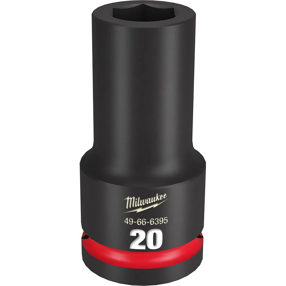 Dado de Impacto Largo SHOCKWAVE 3/4" de 20mm, 6 Puntas Milwaukee
