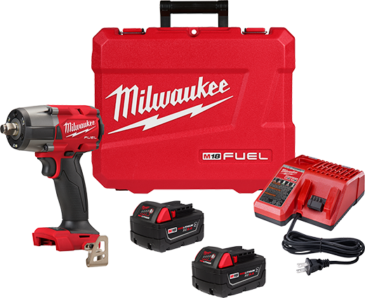 KIT LLAVE DE IMPACTO KIT TORQUE MEDIO 1/2'' MILWAUKEE 2962-22R