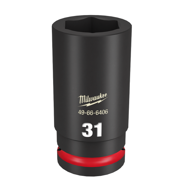 Dado de Impacto Largo SHOCKWAVE 3/4" de 31mm, 6 Puntas Milwaukee