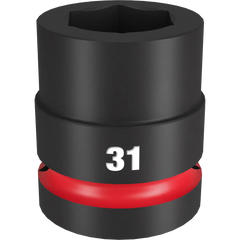 Dado de Impacto SHOCKWAVE 1" de 31mm, 6 Puntas Milwaukee