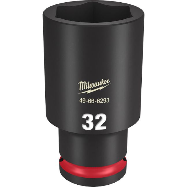 Dado de Impacto Largo SHOCKWAVE 1/2" de 32mm, 6 Puntas Milwaukee