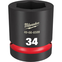 Dado de Impacto SHOCKWAVE 1" de 34mm, 6 Puntas Milwaukee