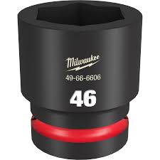Dado de Impacto SHOCKWAVE 1" de 46mm, 6 Puntas Milwaukee