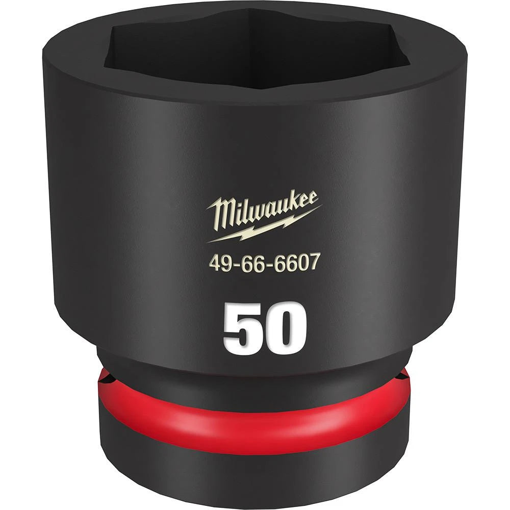 Dado de Impacto SHOCKWAVE 1" de 50mm, 6 puntas Milwaukee