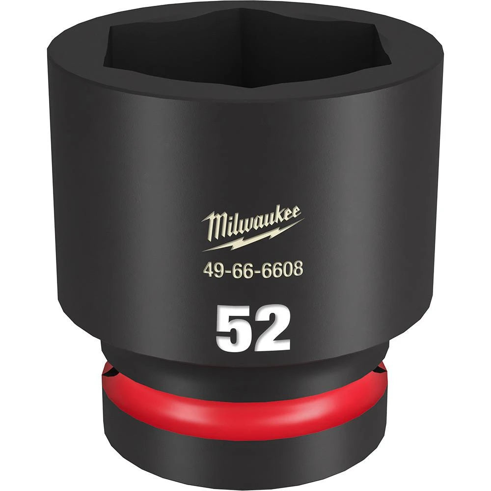 Dado de Impacto SHOCKWAVE 1" de 52mm, 6 Puntas Milwaukee