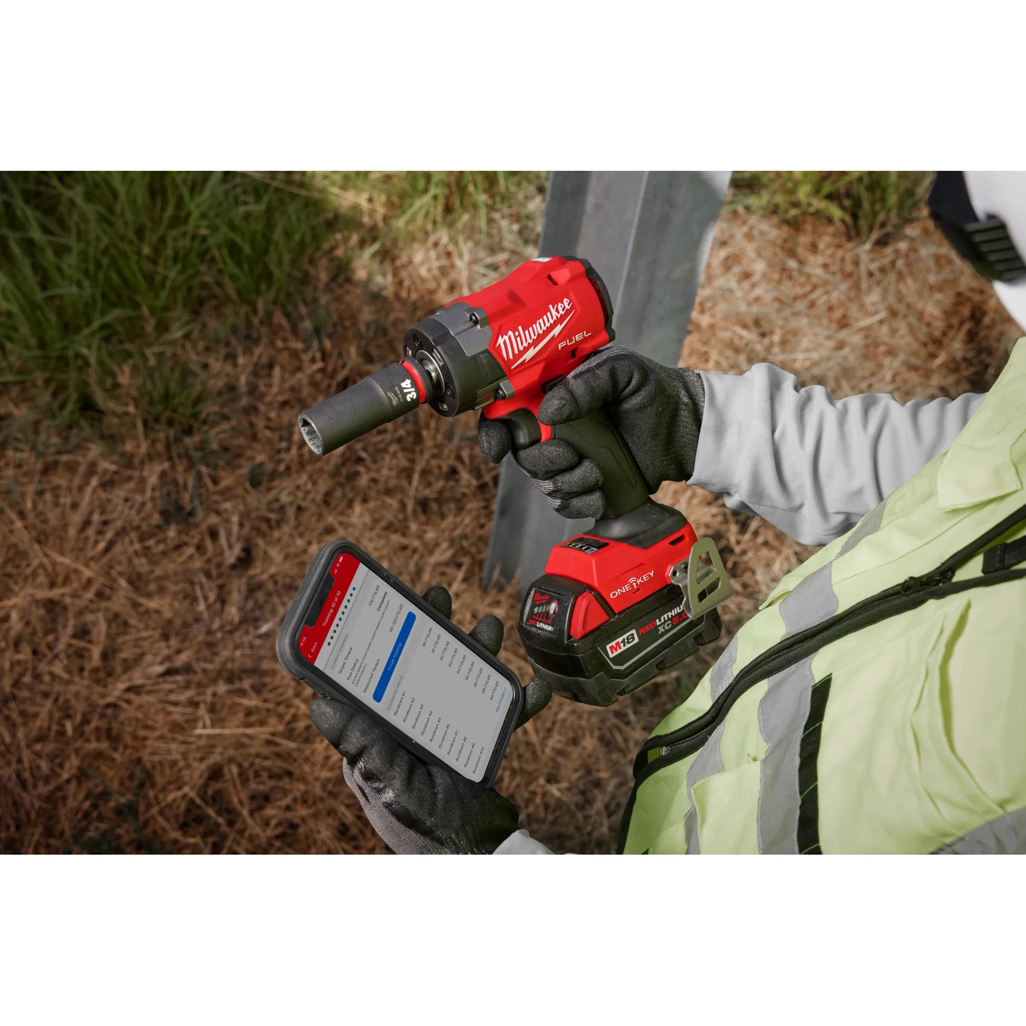 Llave de Torque Controlado Compacta 1/2" Inalambrica Milwaukee M18 FUEL (Solo Equipo)