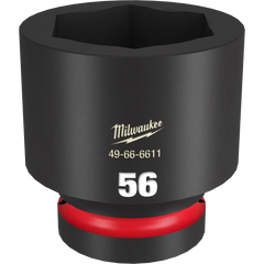 Dado de Impacto SHOCKWAVE 1" de 56mm, 6 Puntas Milwaukee