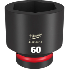 Dado de Impacto SHOCKWAVE 1" de 60mm, 6 Puntas Milwaukee