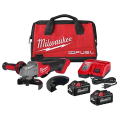 Esmeril 4-1/2" Gatillo Seguridad + Frenado Rapido Inalambrico Milwaukee M18 FUEL KIT