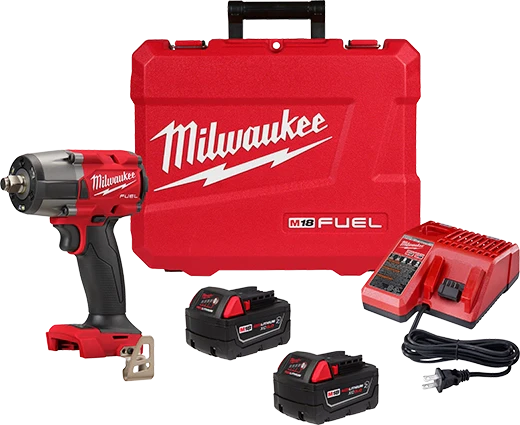 Llave de Impacto Medio Torque 1/2" Milwaukee M18 FUEL KIT