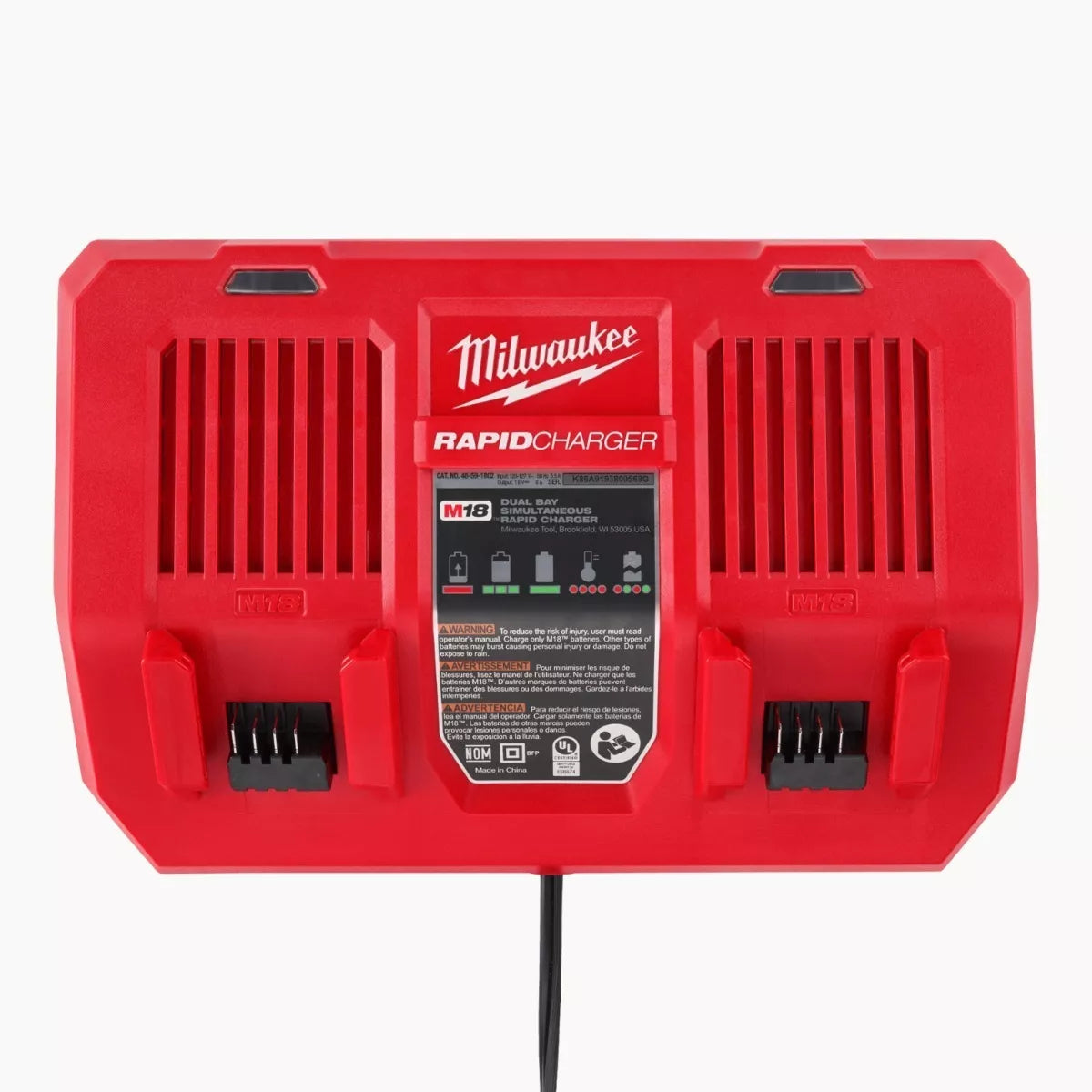 Cargador Rápido Dual de Baterias M18