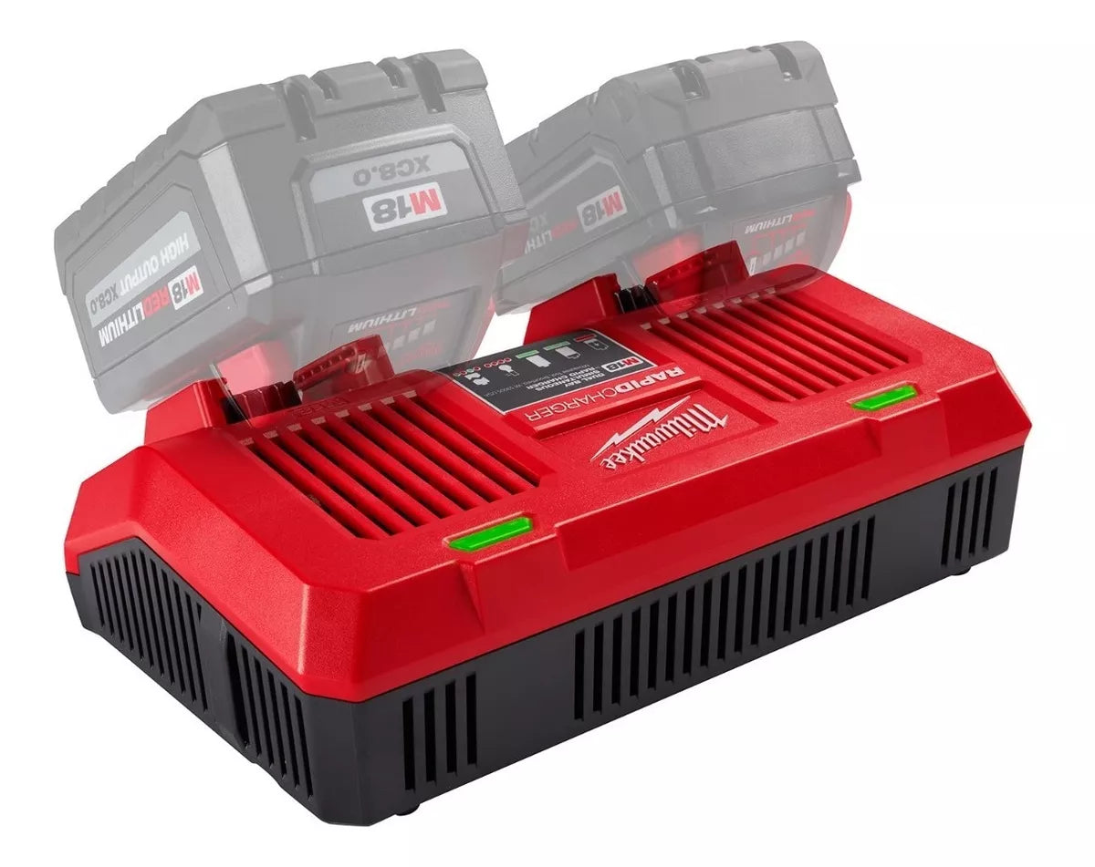 Cargador Rápido Dual de Baterias M18