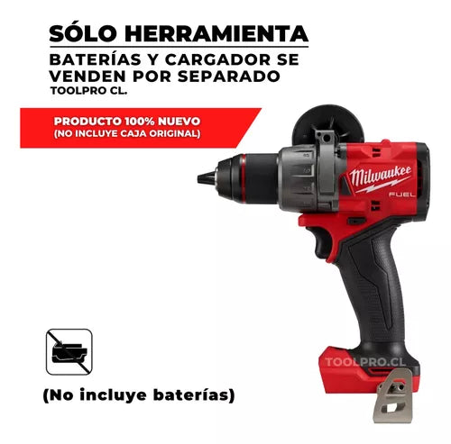 KIT DE TALADRO PERCUTOR 1/2" MILWAUKEE 2904-259