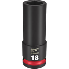 Dado de Impacto Largo SHOCKWAVE 1/2" de 18mm, 6 Puntas Milwaukee