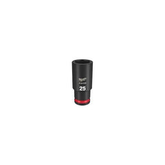 Dado de Impacto Largo SHOCKWAVE 1/2" de 25mm, 6 Puntas Milwaukee