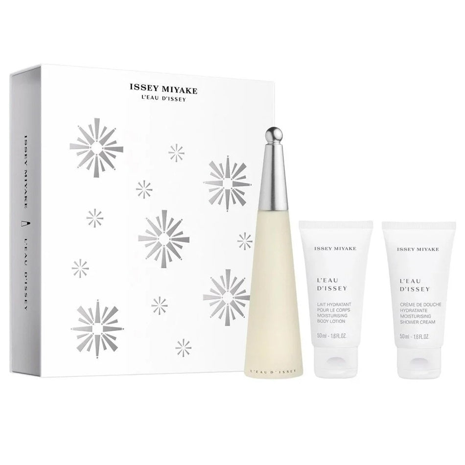 Issey Miyake L´Eau D´Issey Edt 50ml + Bodylotion 50ml + Shower Cream 50ml (M)