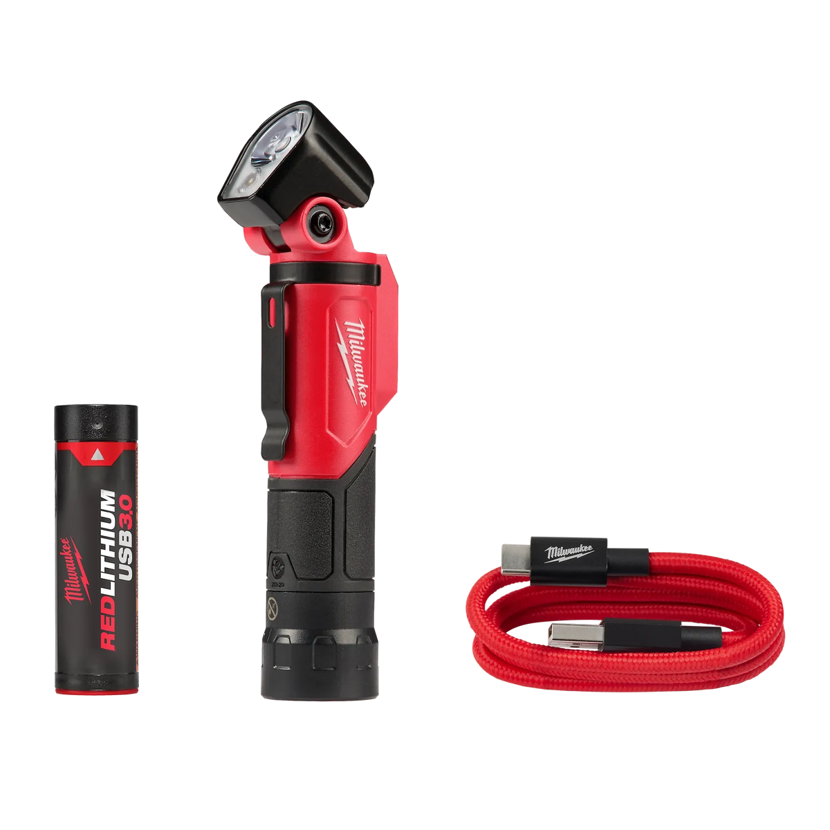 KIT Linterna Pivotante 500L USB-C, IP54 Imantada Milwaukee (1 Batería)
