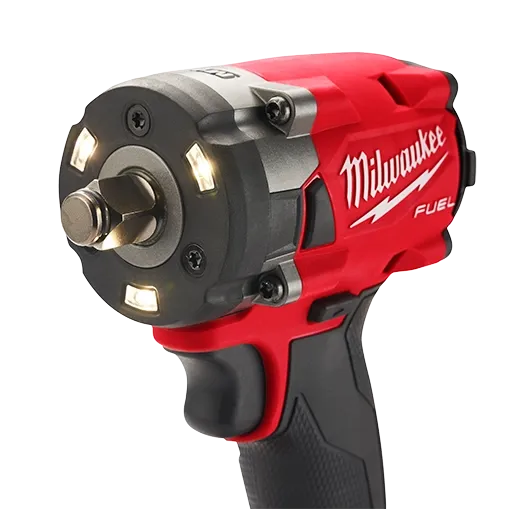 Pistola de Impacto Bajo Torque Compacta 1/2" Milwaukee M18 FUEL KIT