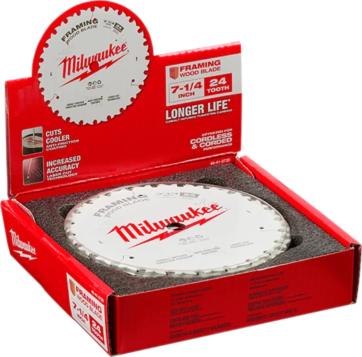 Pack 10 - Disco Sierra Circular 7-1/4" 24 Dientes (48-41-0720)