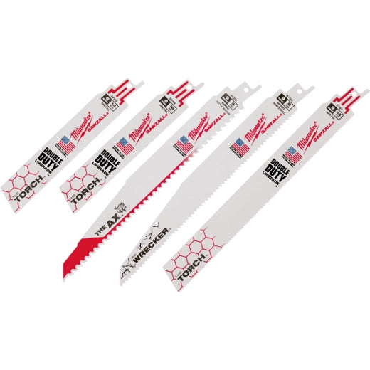 Set 5Pcs - Hojas de Sierra Sable Demolicion Multi-Material